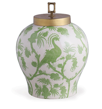 Balinese Peacock Jar
