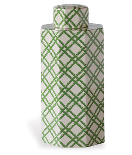 Bamboo Trellis Jar
