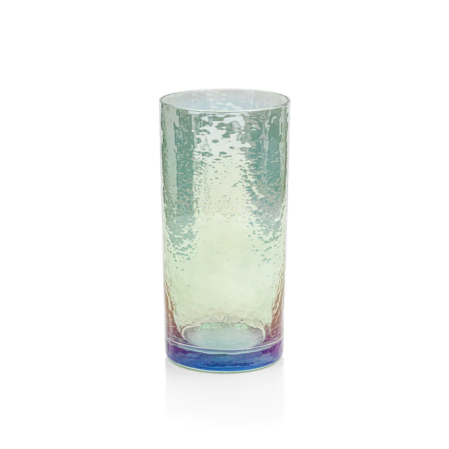 Luster Blue Highball glass
