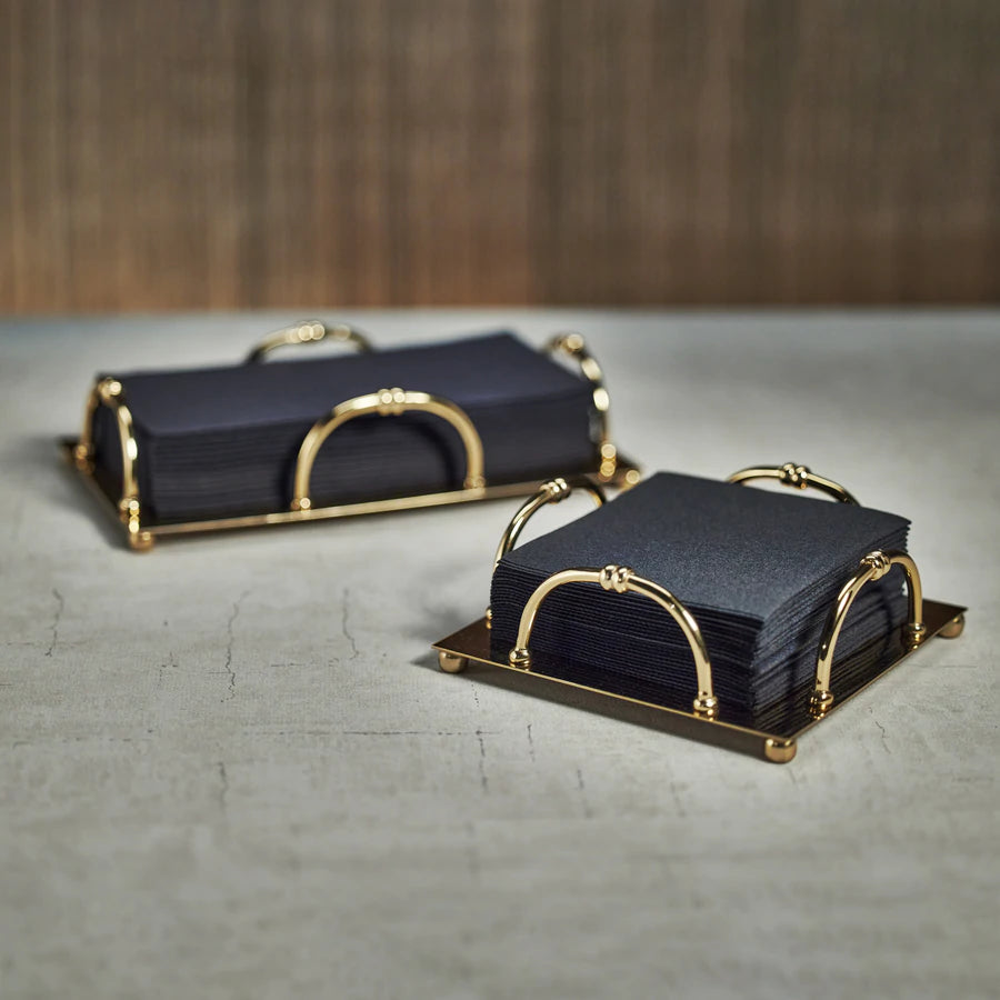 Alessia Dinner Napkin Holder - Gold