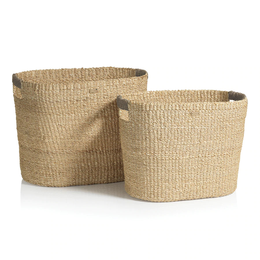 Miramar Oval Abaca Baskets
