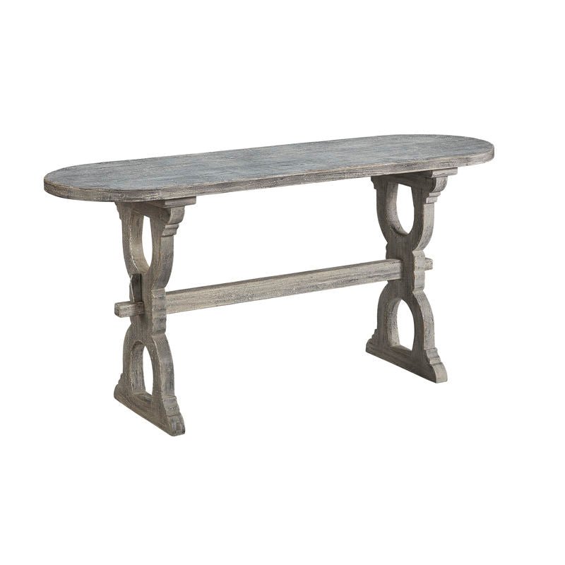 Oval Top Console Table