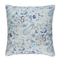 Ines Blue Linen Pillow Sham