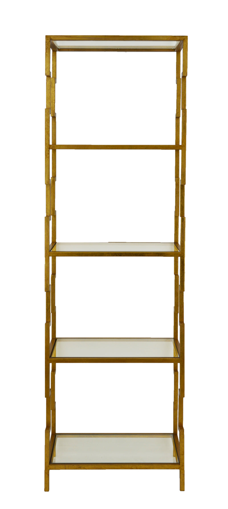 GOLD  Bookcase with 5 Shelves