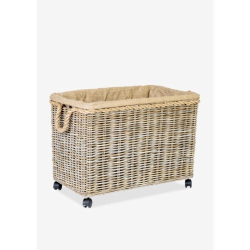Kubu Grey w/ Rope & Jute Lining Basket